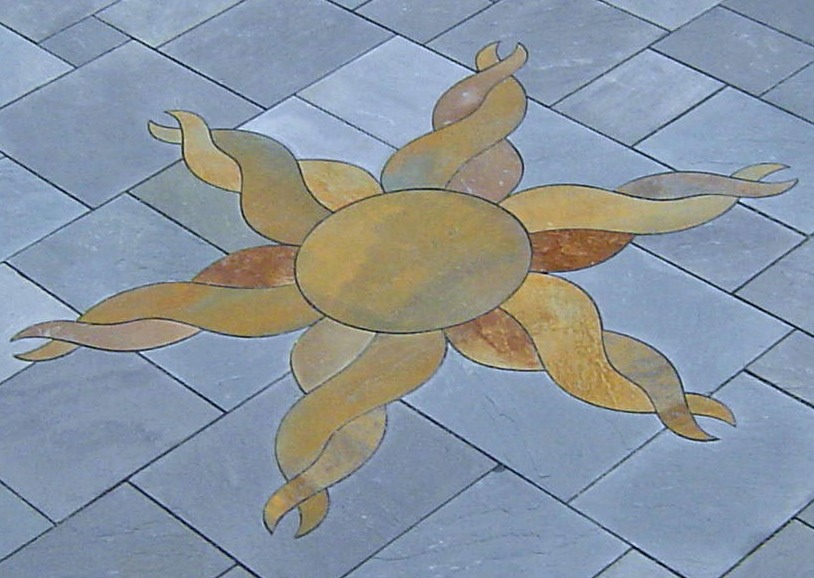 Bluestone sun design