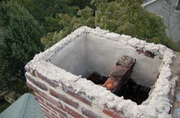 Chimney interior repaired 