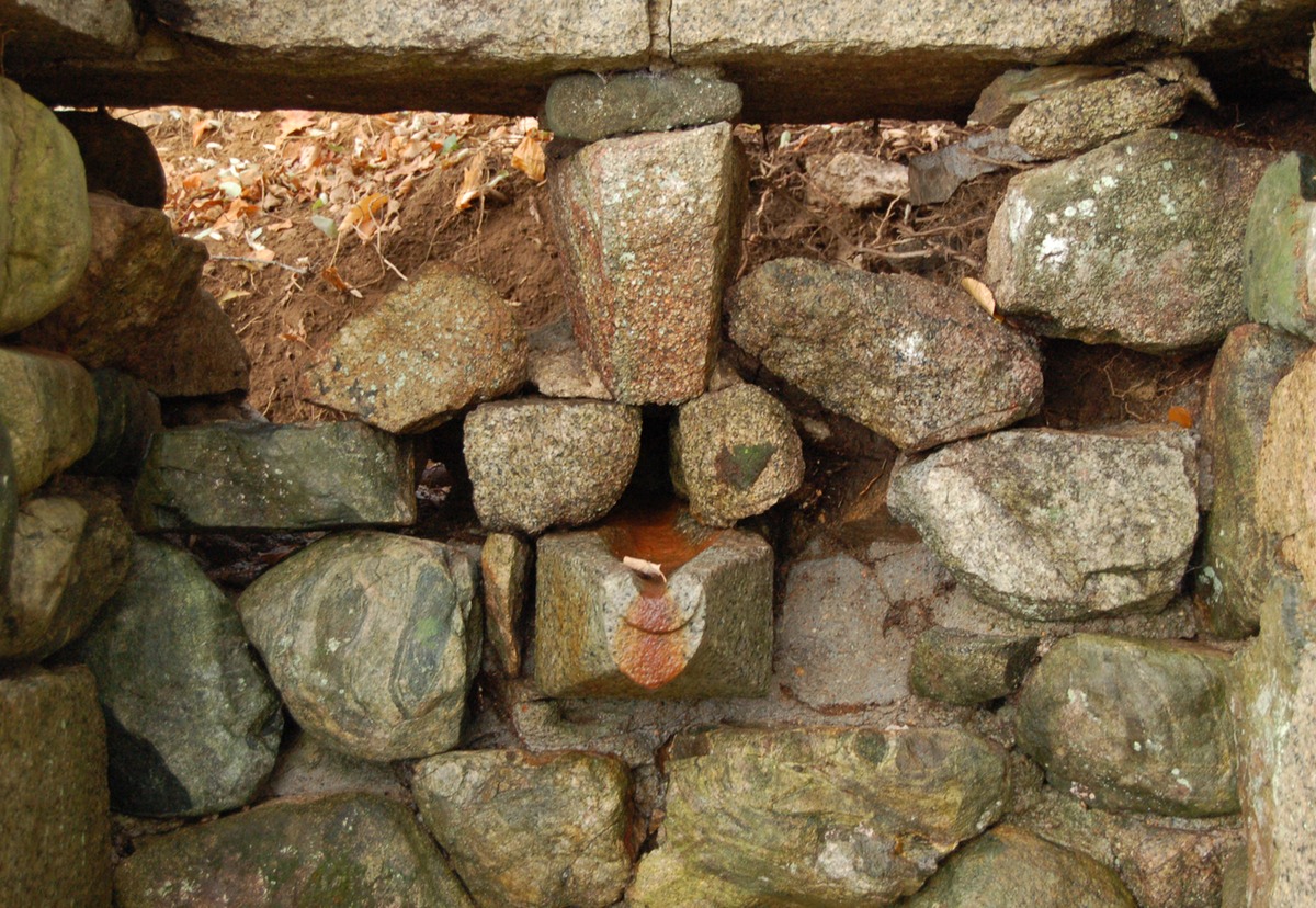 fountain during restoration