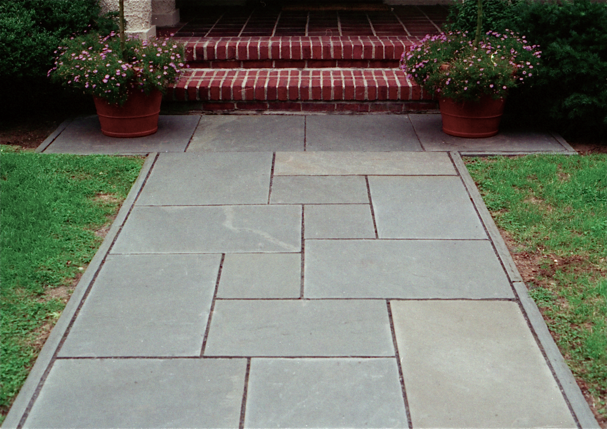 Bluestone Walkway Patterns Honed | Bluestone Stone Paving & Wall